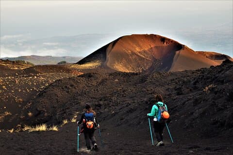 Etna Morning or Sunset - Trek & Lava Tunnel with Gear