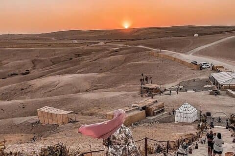 Marrakech to Agafay Desert: Sunset Camel Ride