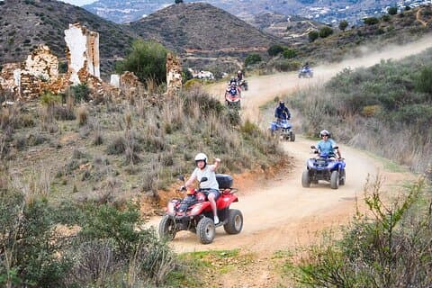 Off-Road Guided Quad Tour i Costa del Sol fra Mijas