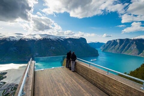Udflugt til Nærøyfjorden, Flåm og Stegastein - udsigtskruetur