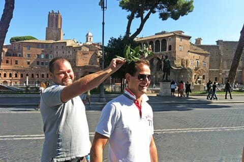 Chasse au trésor de la Rome antique pour un groupe d'amis Team Building Company Incentives