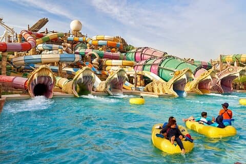 Inträde till Yas Water World i Abu Dhabi med måltid