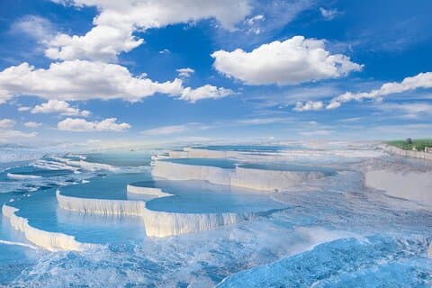 Side: Pamukkale-tur m/morgenmad, frokost, middag
