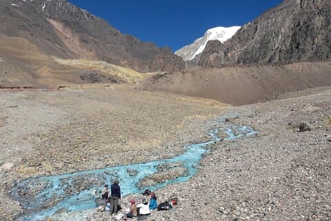 Trekking al torrente Turquesa Barreal