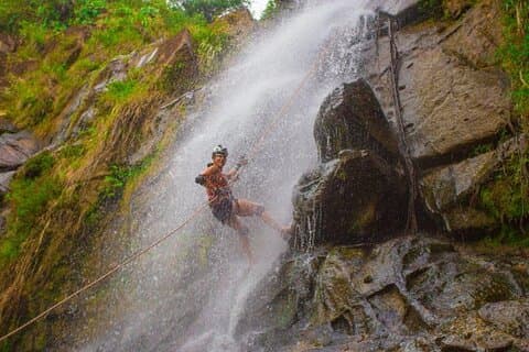 Extreme Waterfall Rappelling & Zipline - Antelope Falls