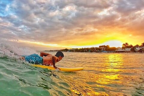 Aulas de Surf - Aprenda a Surfar em Playa del Carmen