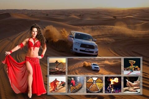 Safari serale nel deserto di Dubai - Con spettacoli dal vivo e buffet di Dune Bashing