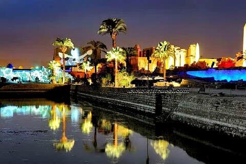 Sound and Light Show at Karnak Temple In Luxor