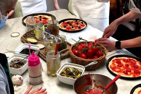 Authentieke kookles in Cortona : Pizza of Gnocchi, en pasta