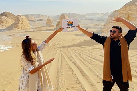 Tour de 4 días por el desierto blanco y el oasis de Bahariya
