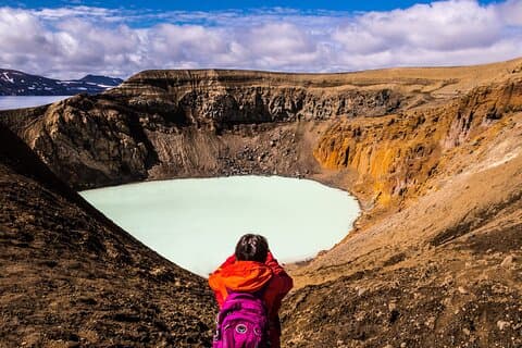 Private Askja Caldera and Viti Crater 4x4 Tour from Lake Myvatn