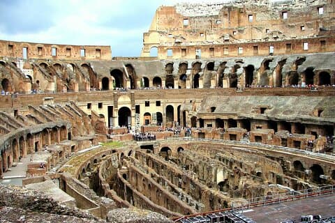 Rome : Visite souterraine et Colosseum Arena (garantie 7 pax)