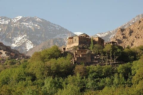 Excursión especial y almuerzo en Kasbah Du Toubkal INCLUYE paseo en mula y hammam