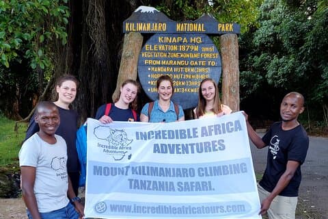 Kilimanjaro Climb - 6 Days Marangu Route