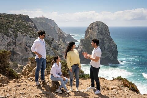 Sintra: Pena Palace & Cabo DA Roca Vandra från Lissabon
