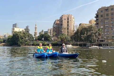 Caiaque no Rio Nilo no Cairo com Instrutor