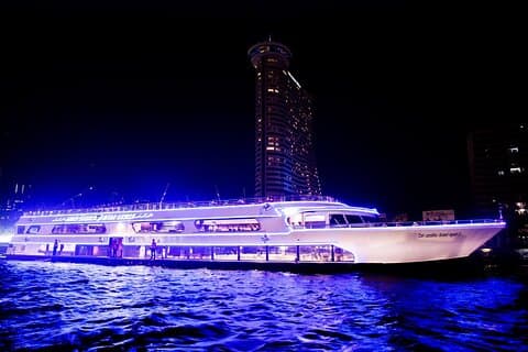 Twilight Dinner Cruise langs Chao Phraya-elven i Bangkok