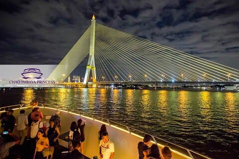 Bangkok Chao Phraya Princess Night Dinner Cruise