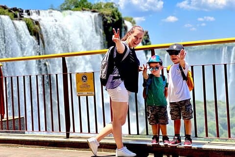 Helicopter Flight +Iguaçú Waterfalls+Bird Park+Boat Trip