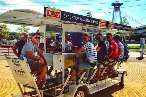 Original Bratislava Beer Bike Tours - All-you-can-drink