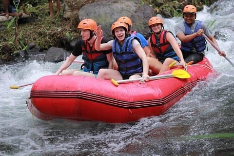 BMW Rafting Bali + Flying Fox at Telaga Waja River (LESS STAIRS)