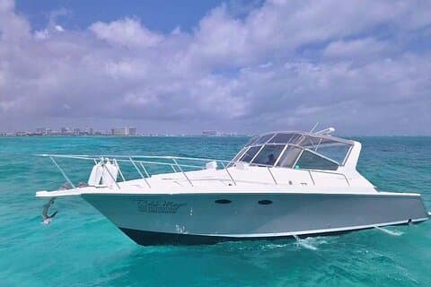 Tour privado en yate Cancún 42ft hasta 8 pax