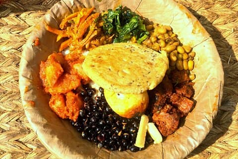 Passeio de comida de rua a pé em Katmandu