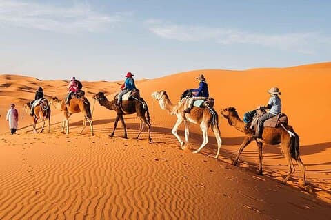 Excursão de 3 dias no deserto de Marrakech a Merzouga com passeio de camelo