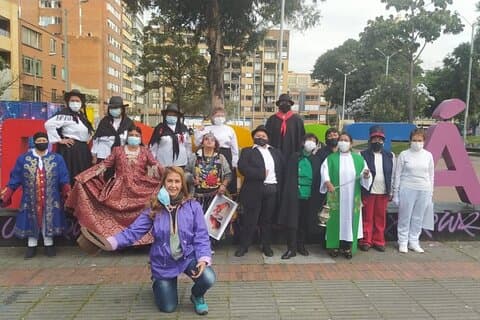 Gåtur i Bogotá om Chapineros historie