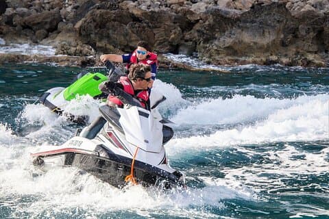 Jetski am Strand von Alcudia