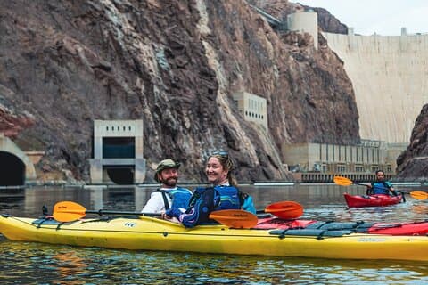 Excursão de Kayak Hoover Dam & Hot Springs com almoço e Guia Especialista