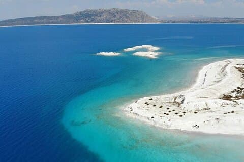 Excursão de um dia guiada por Pamukkale e Salda Lake saindo de Antalya