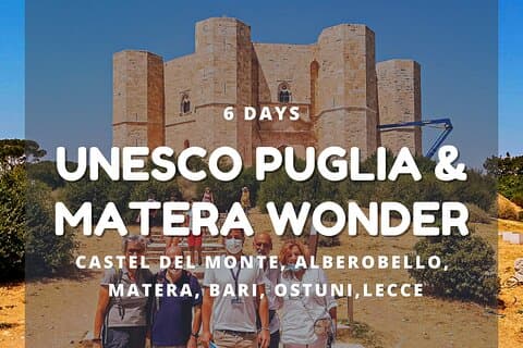 Privat tur Puglia & Matera feriepakke på 6 dager