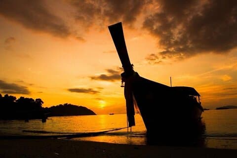 Krabi 7 Islands Sunset & Bioluminescence med Longtail-båt