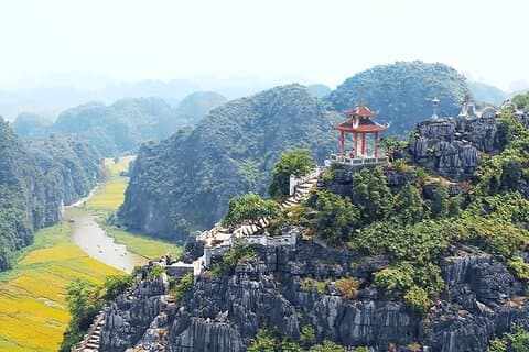 Hoa Lu Tam Coc Mua Cave Lyxig 1 dags grupptur från Hanoi