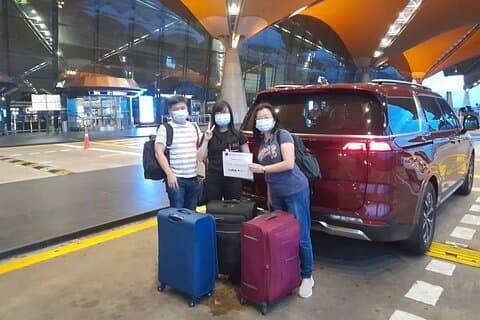 De Johor Bahru à l'aéroport de Kuala Lumpur, transfert aller