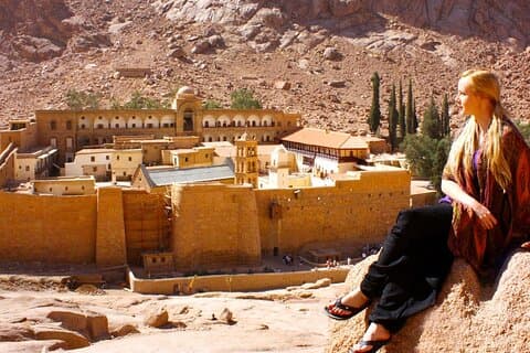 Beste dagstur til Sinai-fjellet og St.Catherine-klosteret fra Dahab