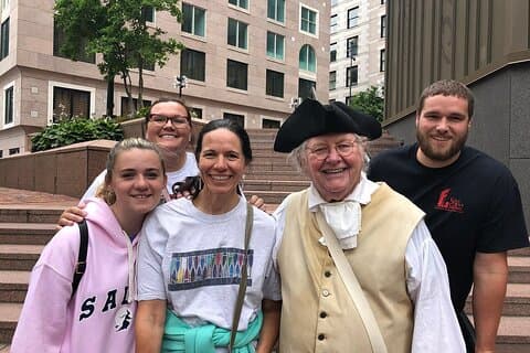 Private 1.5-Hour Freedom Trail Walking Tour with Costumed Guide