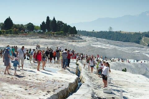 Excursão a Pamukkale e Hierápolis saindo de Antalya