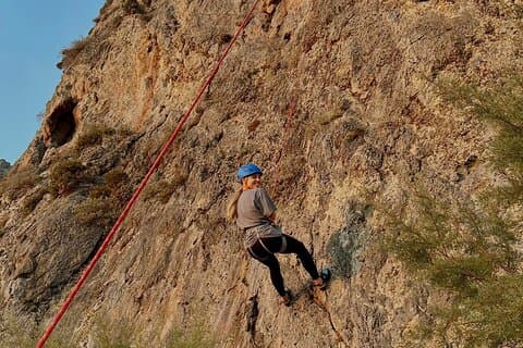 Rockklatring på Kreta med en guide 3 timers session