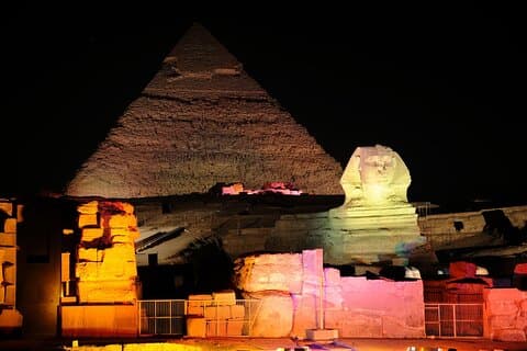 Lyd- og lysshows - Egypten