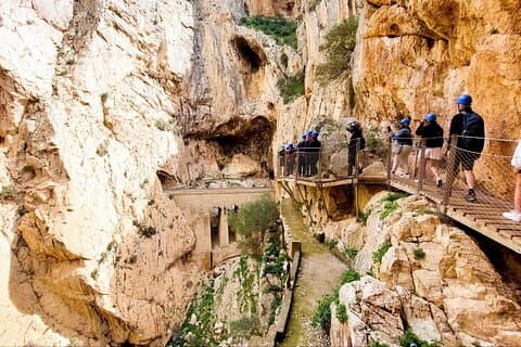 Caminito del Rey avec prise en charge à Nerja, Torrox et Torre del Mar