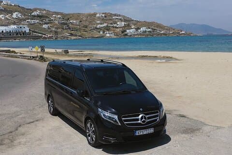 Trasferimento privato per tutta Mykonos, dal porto, dall'aeroporto in ogni luogo