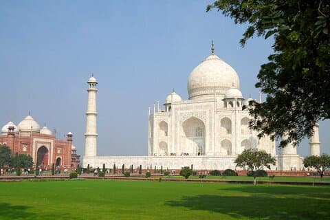 Från Agra: Taj Mahal Sunrise, Agra Fort & Baby Taj Tour