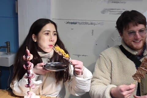 Déjeuner au marché aux poissons de Tsukiji