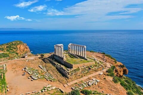 La aventura de Atenas mejor y el templo de Poseidón en el cabo Sounion
