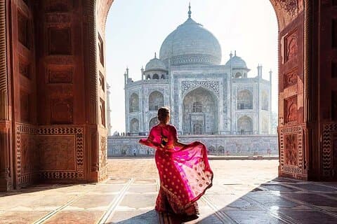 Delhi Agra Durante la noche