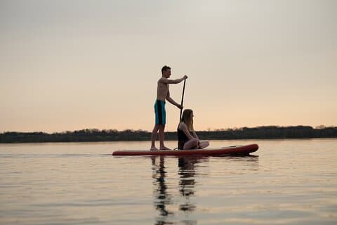1-hour Stand Up Paddling Board rental in Markkleeberg
