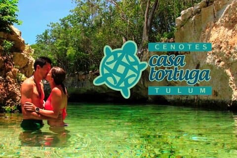 Tour 4 Cenoten Casa Tortuga Tulum + Seilrutsche + Mittagessen