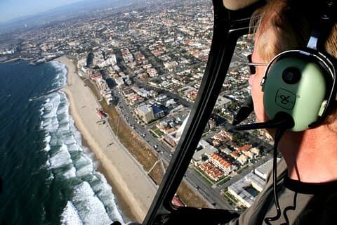 Tour en Hyper Hélicoptère à Los Angeles Décollant de Beach City60